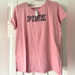 New PINK t-shirt with tags size L